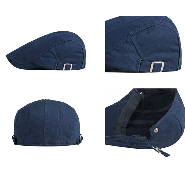 Mens Cotton Flat Ivy Gatsby Newsboy Cap