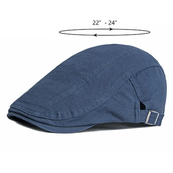 Mens Cotton Flat Ivy Gatsby Newsboy Cap