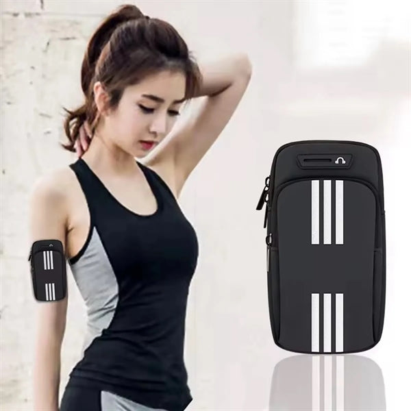 Waterproof Adjustable Phone Arm Band with Earphone Hole