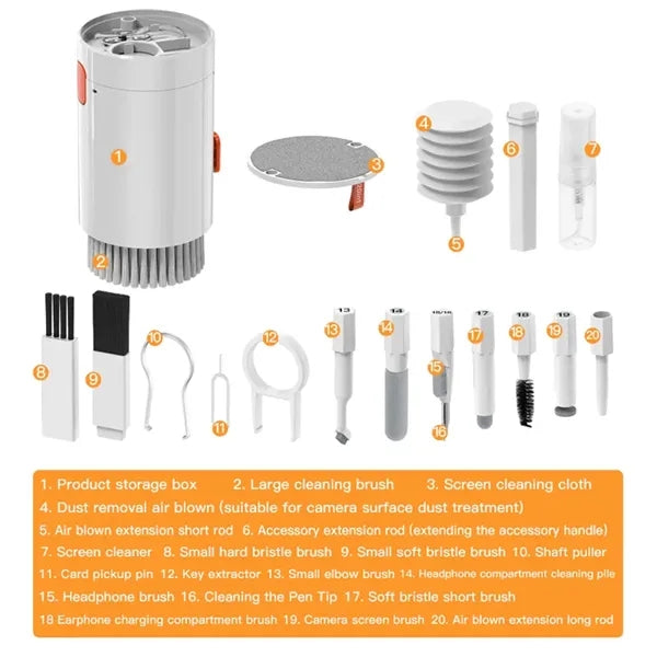 20 in 1 Multifunctional Cleaning Set