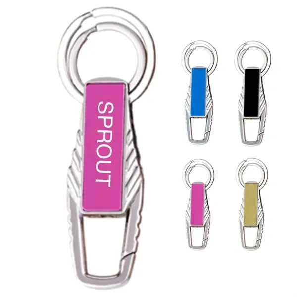 Metal License Plate Keychain