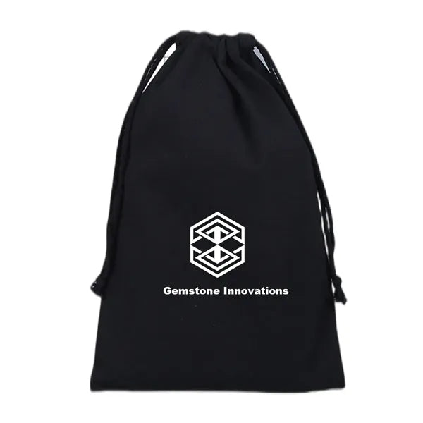 Large Polyester-Cotton Drawstring Bag