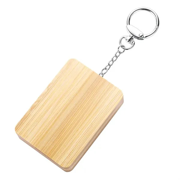Bamboo Charging Cable Kit Keychain