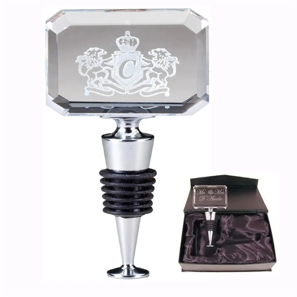 Rectangle Crystal Wine Stopper