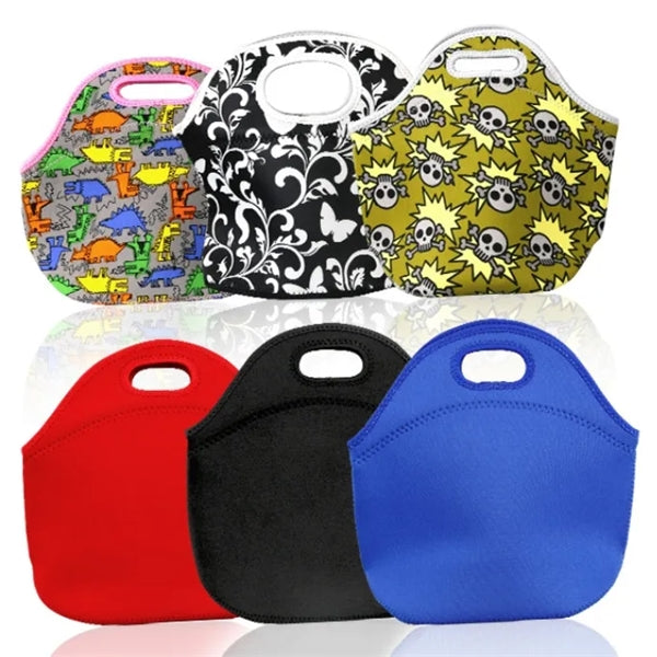 Handle Zippered Lunch Bag