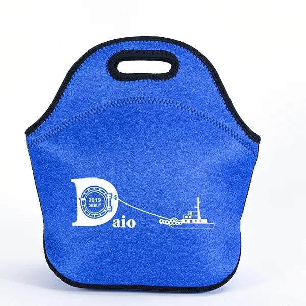 Handle Zippered Lunch Bag