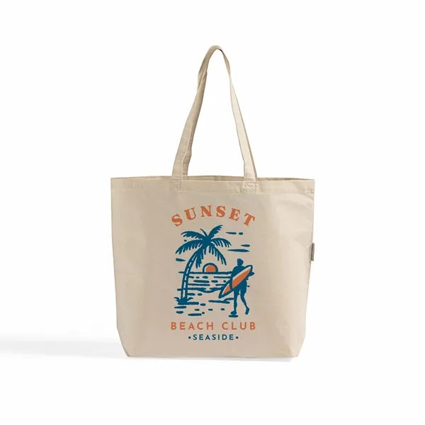 Organic Over-the-Shoulder Cotton Tote Bag