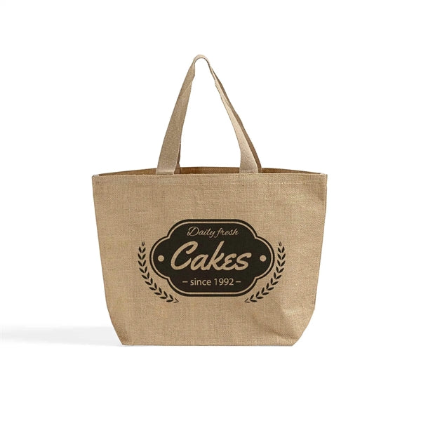 Large Versatile Jute Tote Bag
