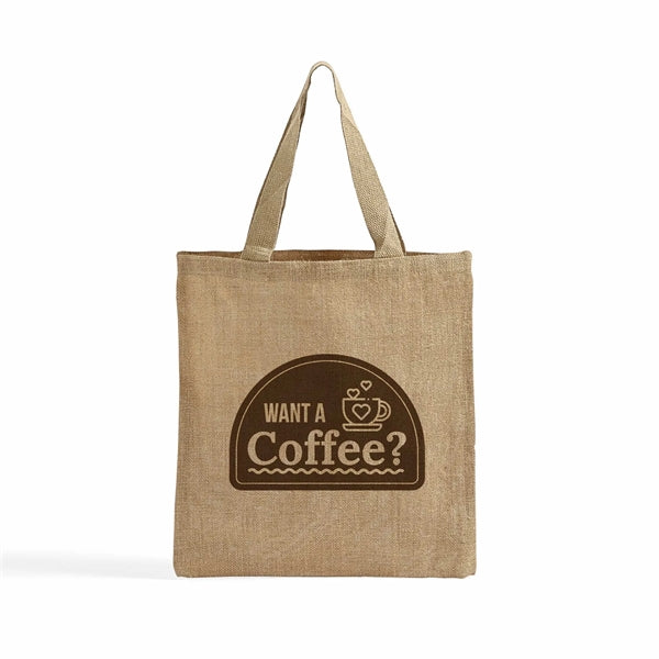 Basic Jute Tote Bag
