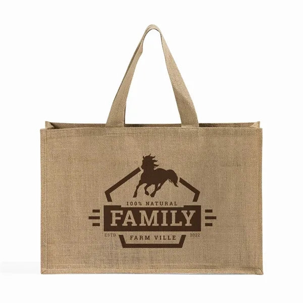 Carry All Jute Tote Bag