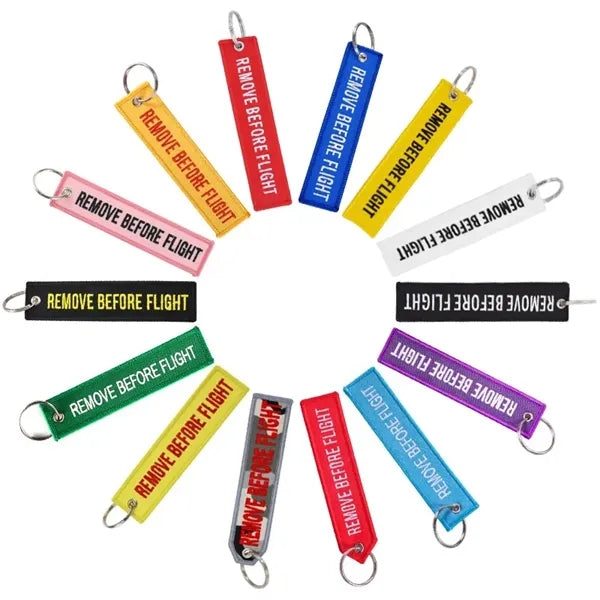 Embroidered Keychain Tag