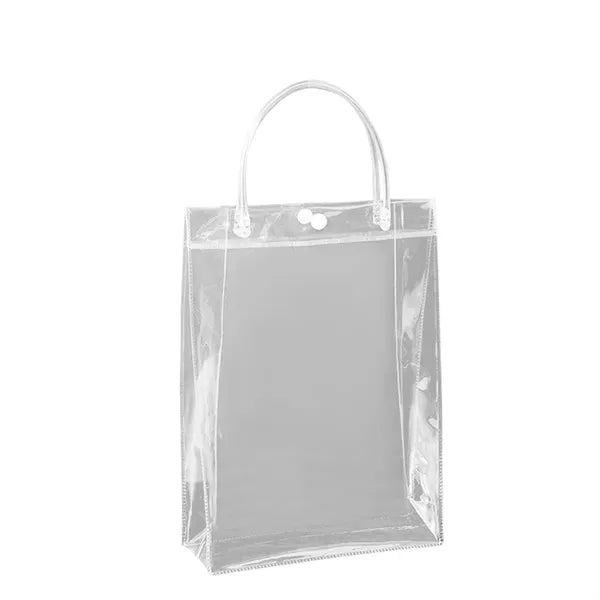 Clear PVC Plastic Gift Bags With Handle