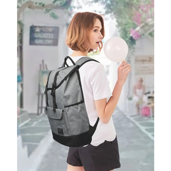 Canvas School Laptop Backpack