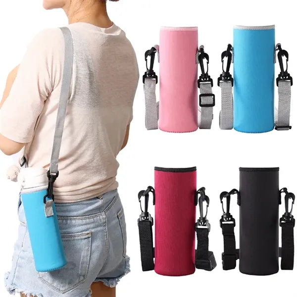 Water Bottle Bag with Strap