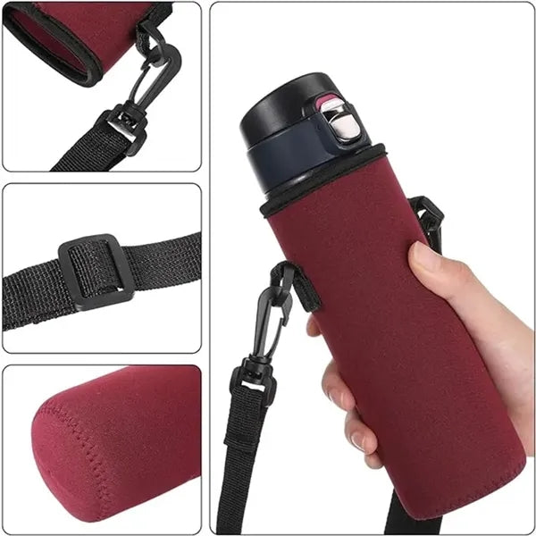 Water Bottle Bag with Strap