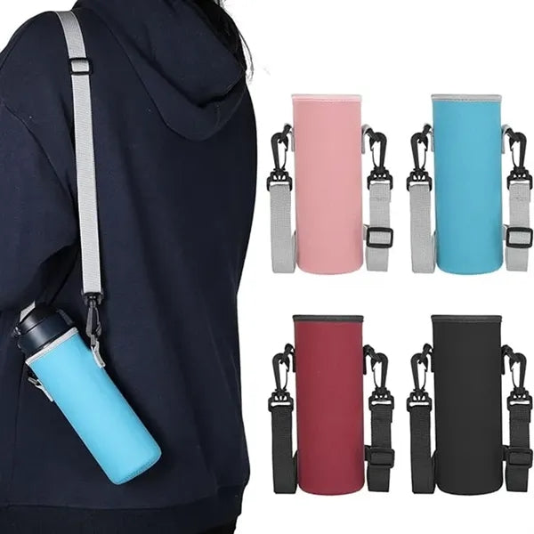 Water Bottle Bag with Strap