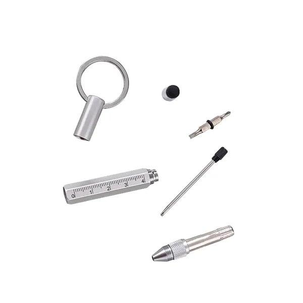 6In1 Key Ring Pen with Carabiner