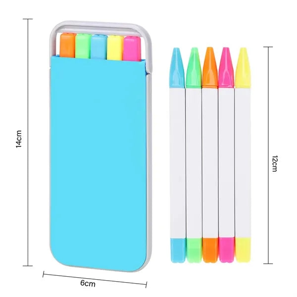 Candy Color Highlighter 5pcs For Student