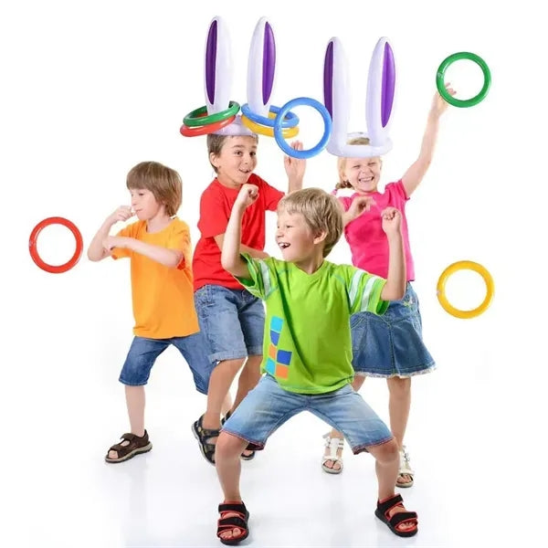 Inflatable BunnyHeadband Game Toy