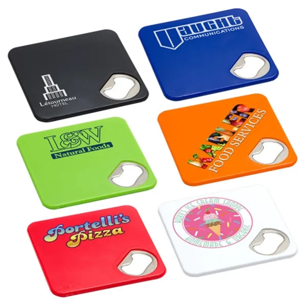 ABS Fridge Magnet Beer Coaster Bottle Opener