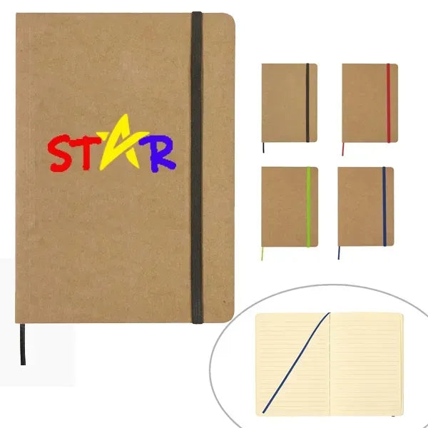 Logo Eco-Inspired Notebook with strap