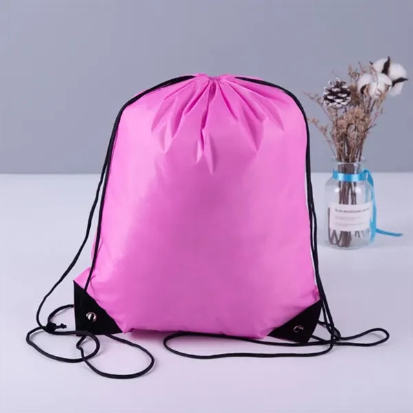 Drawstring Backpack Sports Bag Tote Sackpack
