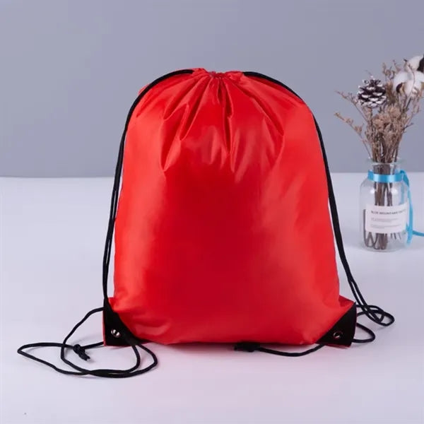 Drawstring Backpack Sports Bag Tote Sackpack