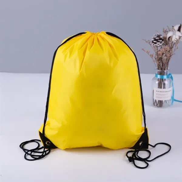 Drawstring Backpack Sports Bag Tote Sackpack