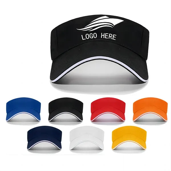 Visor Cap Adjustable Breathable Sun Protective