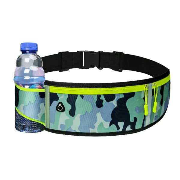 Waterproof Invisible Running Waist Bag with Bottle Holder