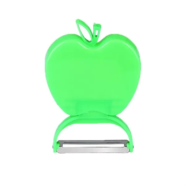 Folding vegetable peeler knife