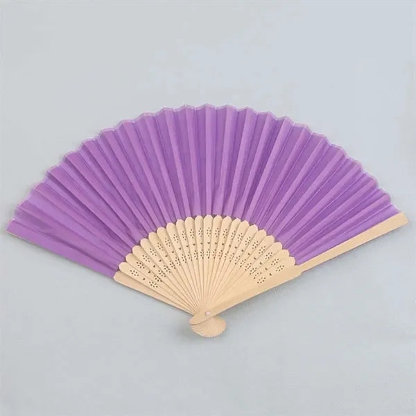 Promotion Wedding Party Folding Bamboo Fan