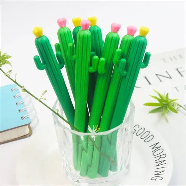 Cute Cactus Shaped Gel Pens