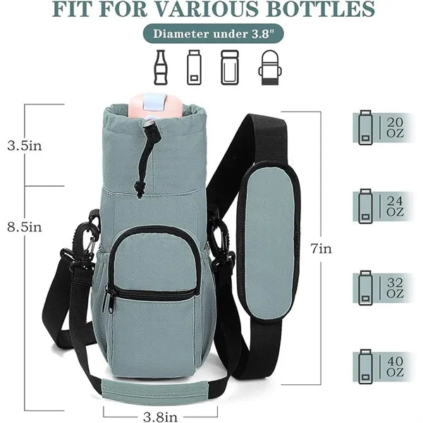 Insulated Water Bottle Holder Bag