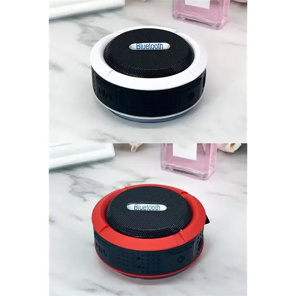 Round Shape Bluetooth Speaker With Hook