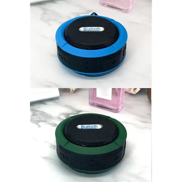 Round Shape Bluetooth Speaker With Hook
