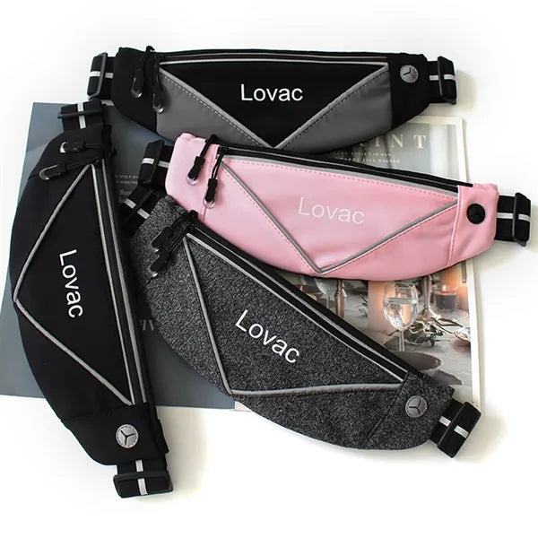 Lycra Waterproof Sport Waist Bag with Headphone Hole