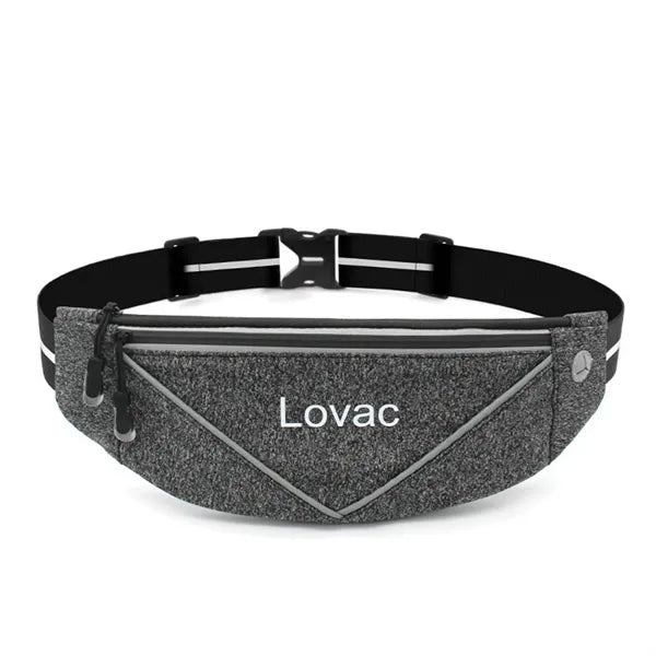 Lycra Waterproof Sport Waist Bag with Headphone Hole