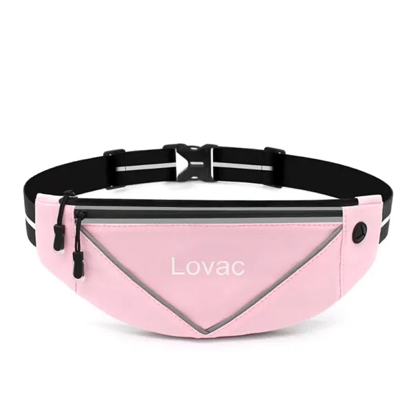 Lycra Waterproof Sport Waist Bag with Headphone Hole