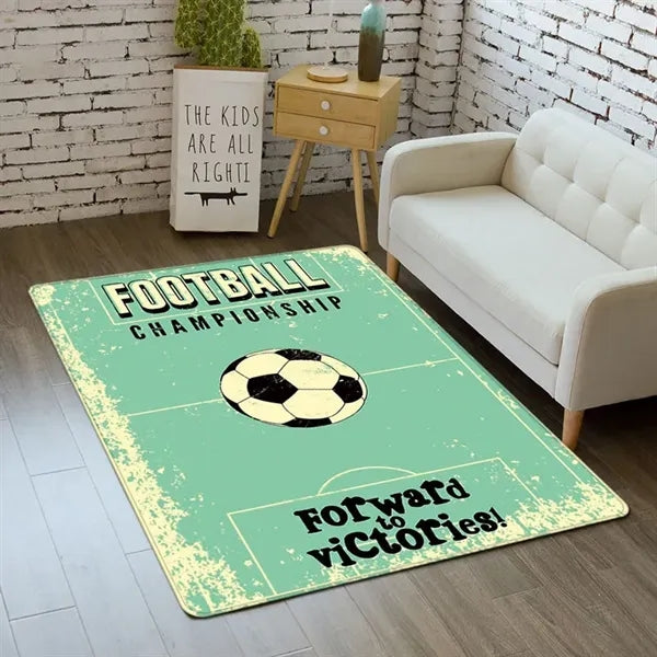 Anti-Slip Flannel Floor Mat