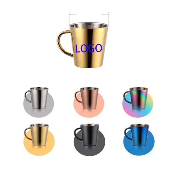 Stainless Steel Beer Mug with Handle