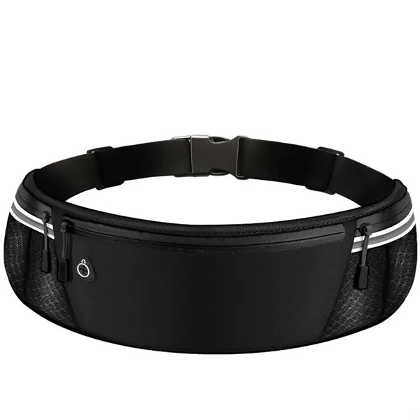 Neoprene Reflective Fitness Waist Bag with Earphone Hole