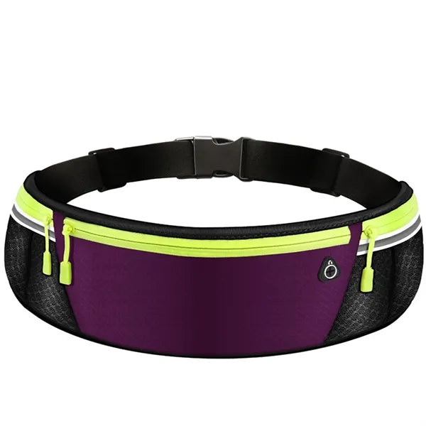Neoprene Reflective Fitness Waist Bag with Earphone Hole