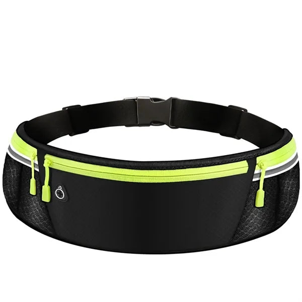 Neoprene Reflective Fitness Waist Bag with Earphone Hole