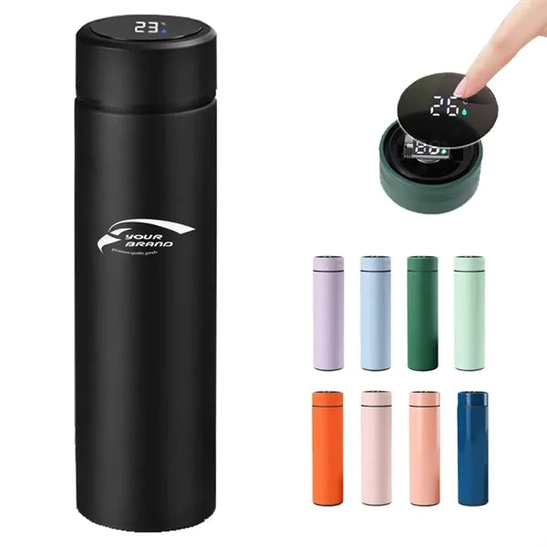 17oz With Temperature Display Travel Mug Water Bottle
