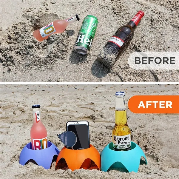 Beach Vacation Essentials Trip Must Haves Sand Cup Holders