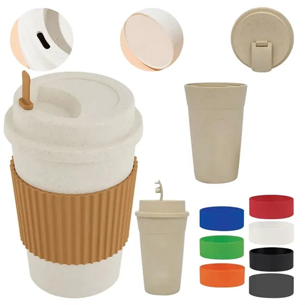16 Oz Portable Travel Tumbler Coffee Cup With Lid