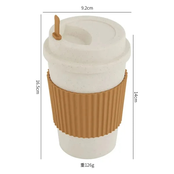 16 Oz Portable Travel Tumbler Coffee Cup With Lid