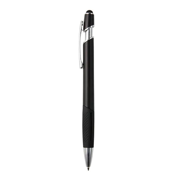 Plunger Action Stylus Ballpoint Pen