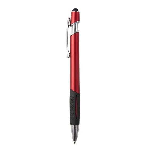 Plunger Action Stylus Ballpoint Pen